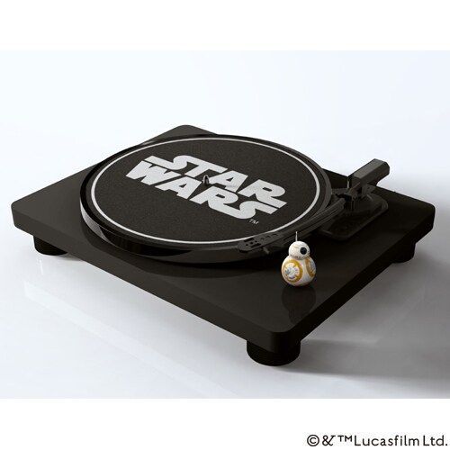 レコードプレーヤー ブラック