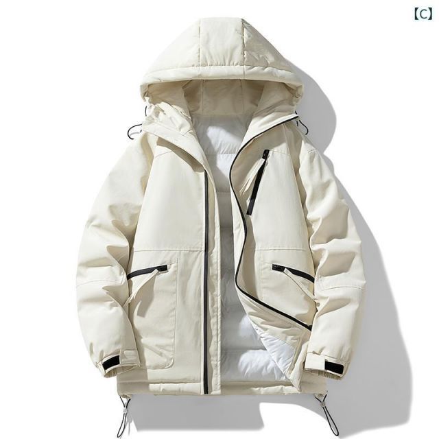 3 XL メンズ ファッション 服 男性用 オシャレ シンプル 大人 かっこいい ストリート 作業服 コットン ジャケット アウトドア 防風 防水 厚手 暖かい