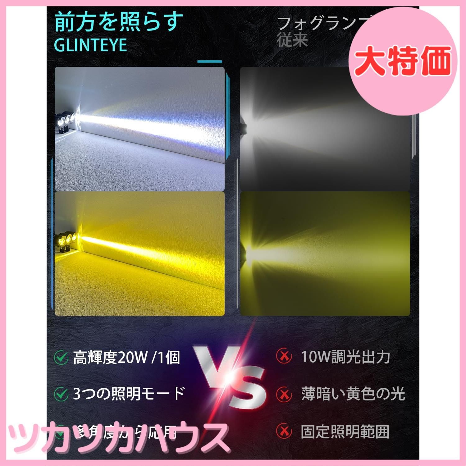 ロービーム ハイビーム一体型