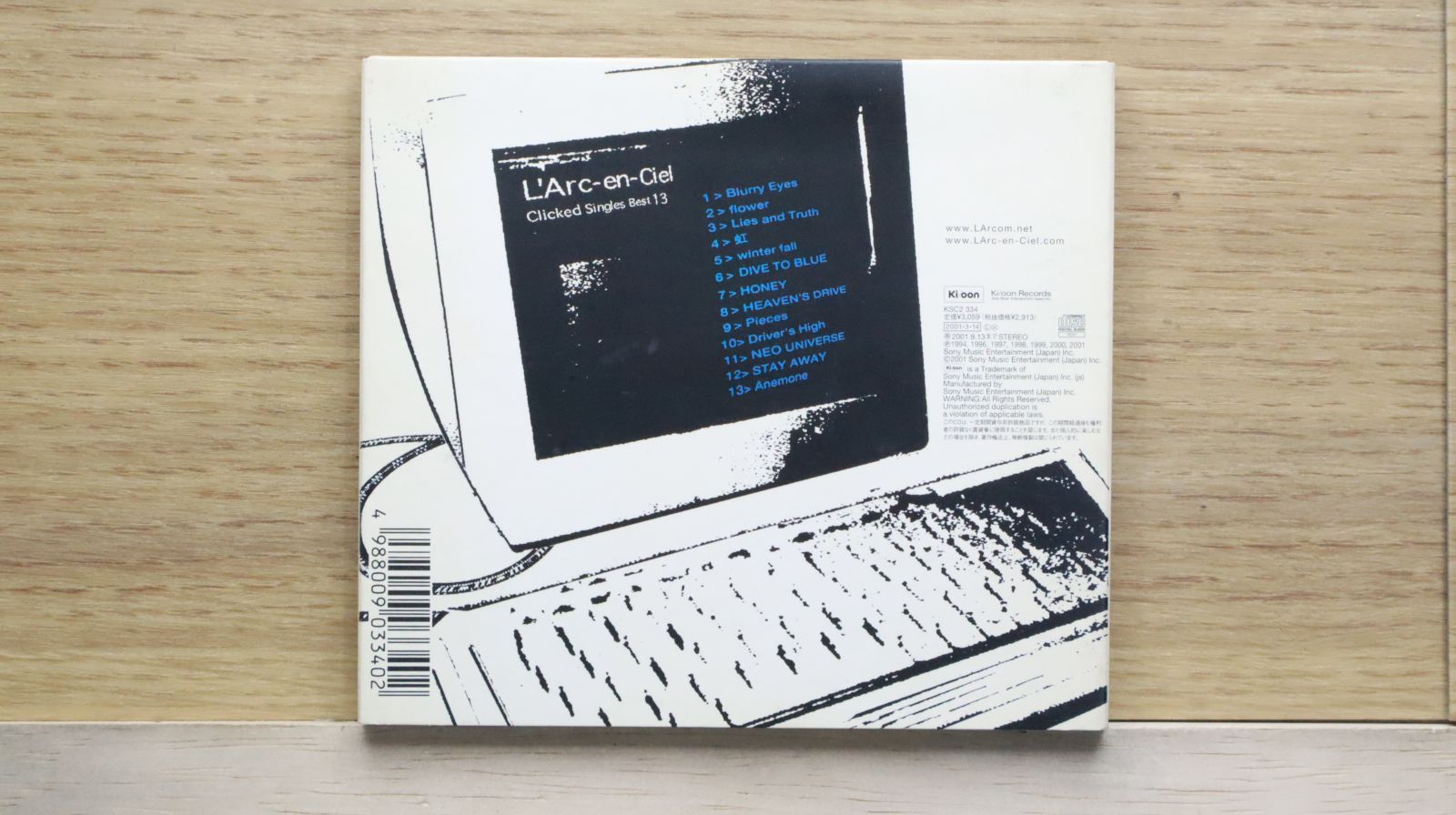 国内盤CD☆ラルク アン シエル/L'Arc~en~Ciel□ Clicked Singles