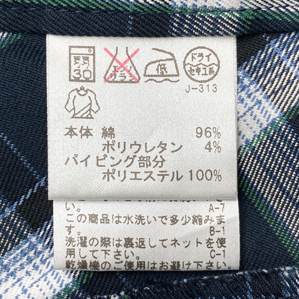 サイズ：S JUN&amp;ROPE ジュン アンド ロペ  ストレッチスカート チェック柄 ネイビー系 [240101476354] ゴルフウェア レディース ストスト JUN&ROPE ジュン アンド ロペ ストレッチスカート チェック柄
