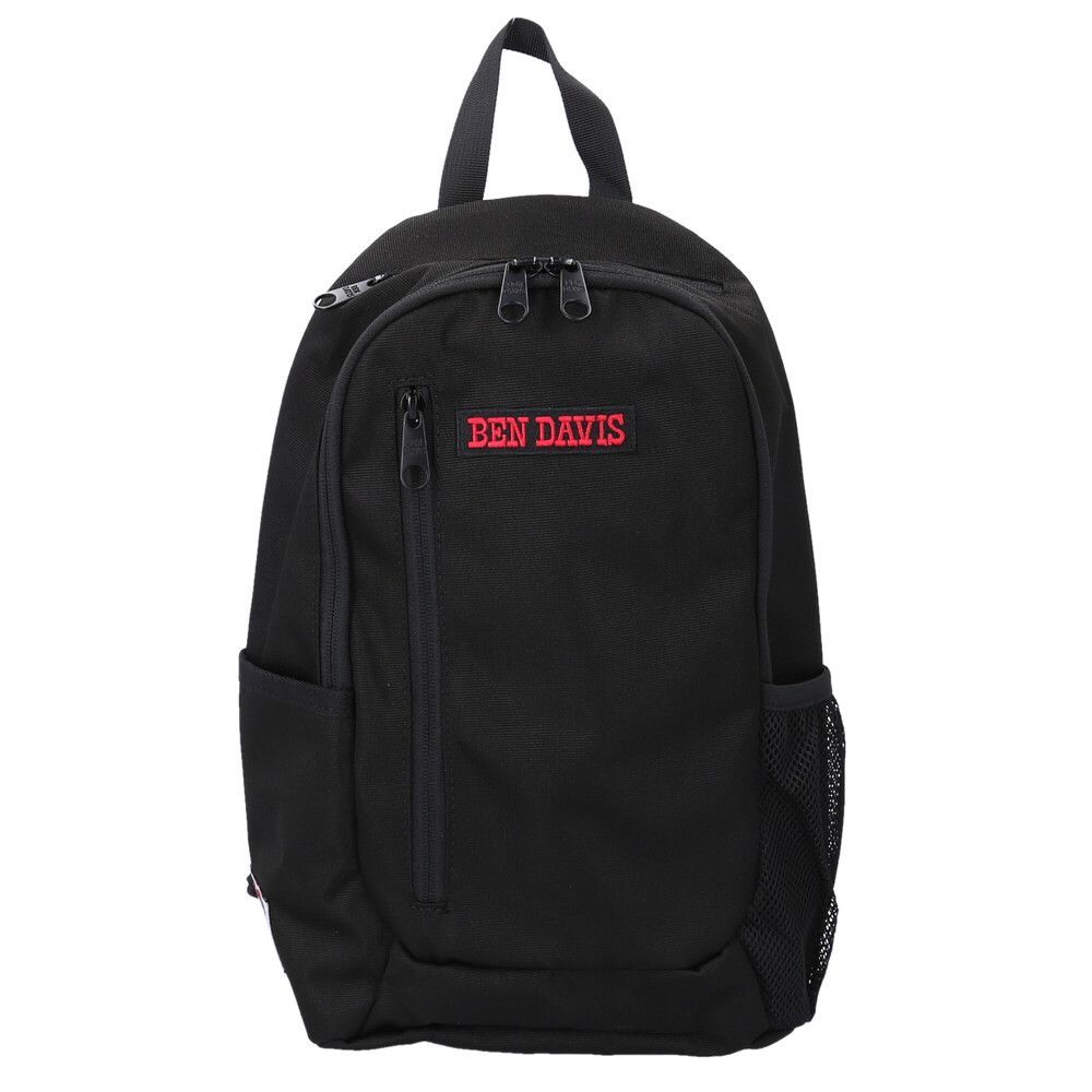 BLACK/RED  BEN DAVIS ベンデイビス ONE SHOULDER BAG ベンデイビス BEN DAVIS ボディバッグ BDW-8259A ボディーバッグ ショルダーバッグ ワンショルダーバッグ ワンショルダー メンズ レディース