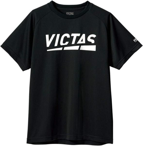 【新品・5営業日で発送】VICTAS(ヴィクタス) PLAY_LOGO_TEE (632101) 色 : BK サイズ : 2XL 