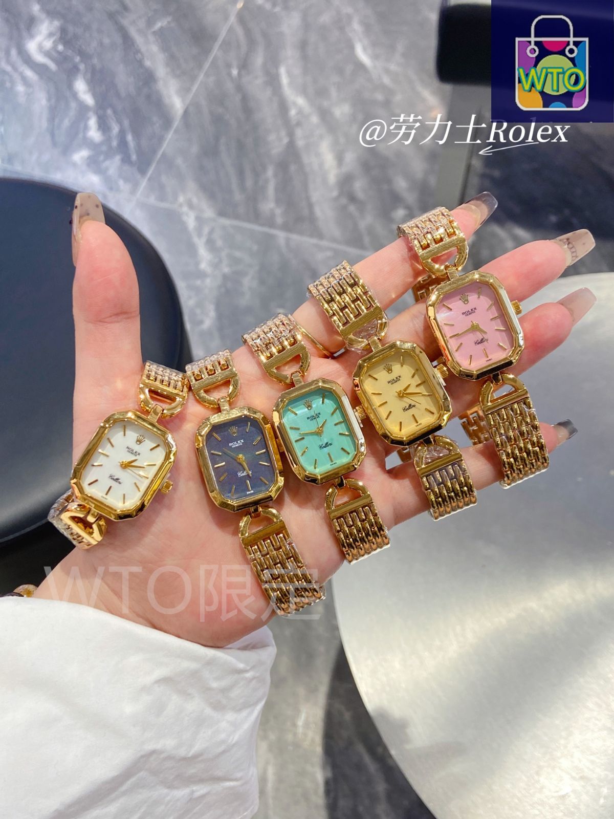今日特価】Rolex ロレックス 新発売スモールスクエア 25mm 精巧