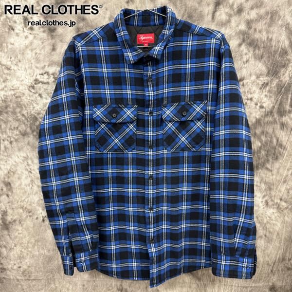 Supreme/シュプリーム【19AW】Arc Logo Quilted Flannel Shir