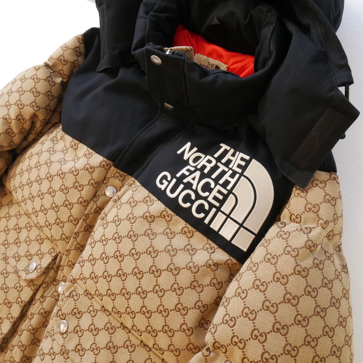 GUCCI x THE NORTH FACE ダウンジャケット GG柄 XXL グッチ ノース