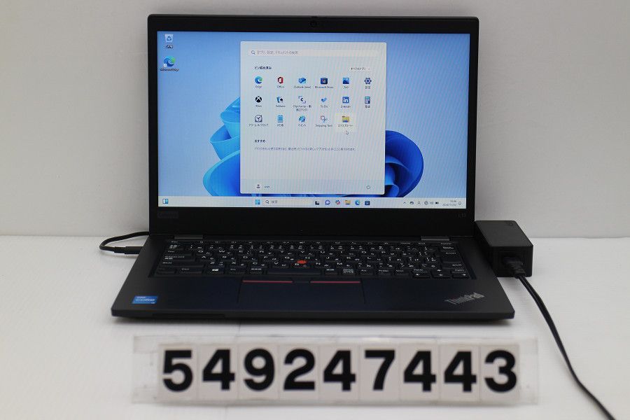 Lenovo ThinkPad L13 Gen2 Core i3 1115G4 3GHz/8GB/256GB(SSD)/13.3W/FWXGA(1366x768)/Win11 【549247443】