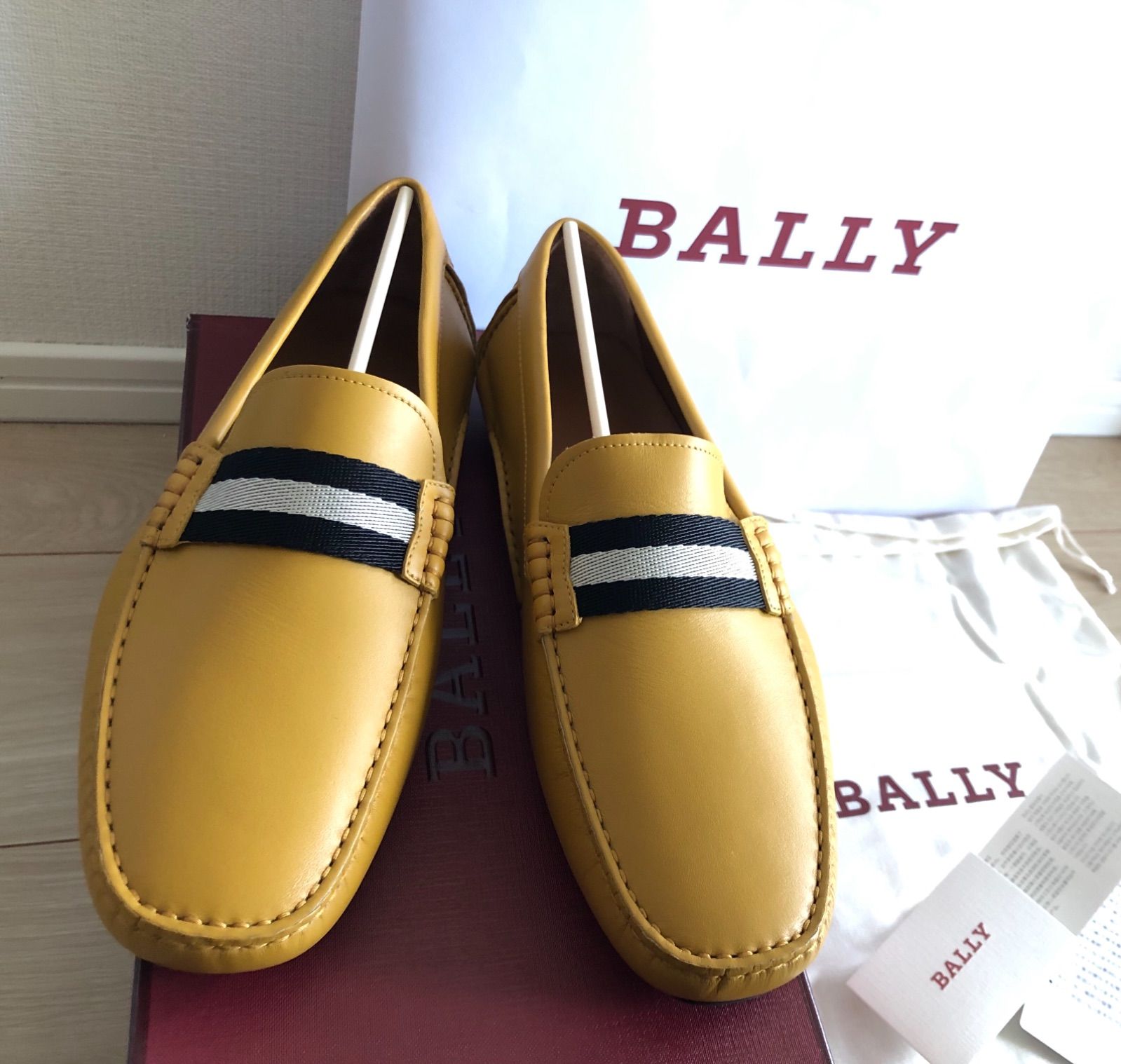 全国無料新品】 1点限り 新品 送料無料 BALLY バリー ローファー US9.5