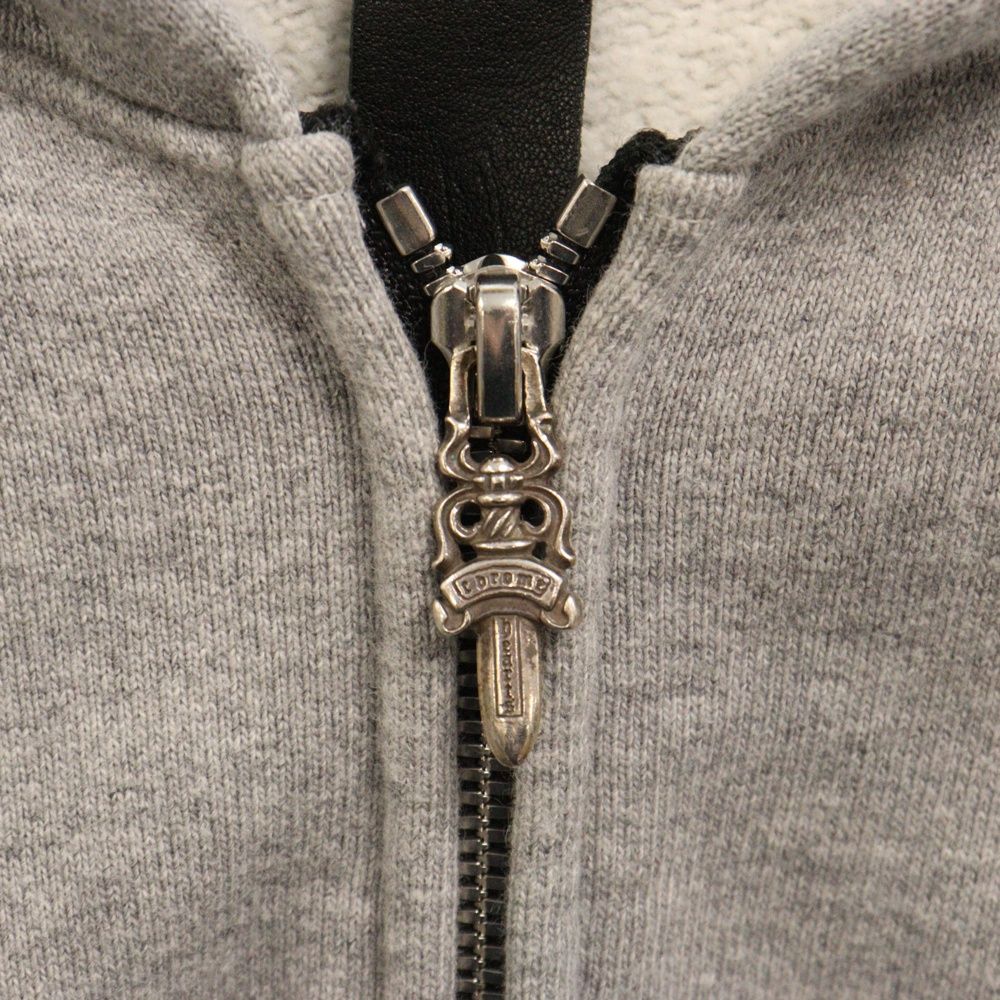 クロムハーツ Y NOT クロスパッチジップアップパーカー メンズ CHROME HEARTS（クロムハーツ） Y NOT ワイノット クロスパッチ付き
