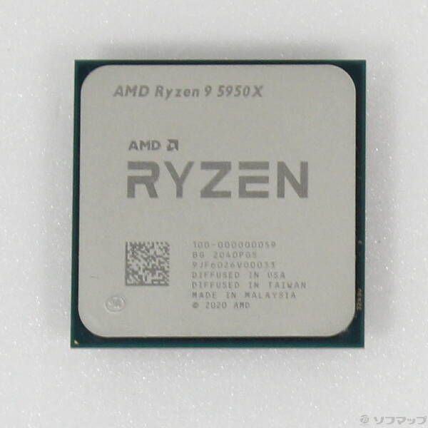 AMD Ryzen 9 5950X CPU 本体（中古） 中古 AMD Ryzen 9 5950X (AM4/3.4