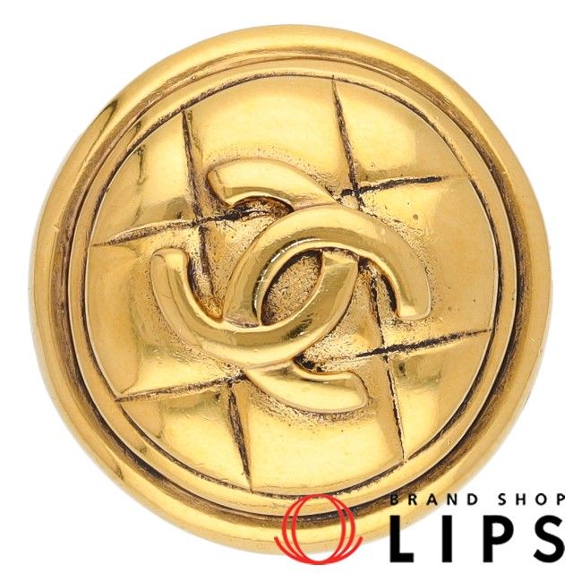 シャネル ロゴブローチ ((約cm):縦3.0×横3.0×奥行1.3) 真鍮