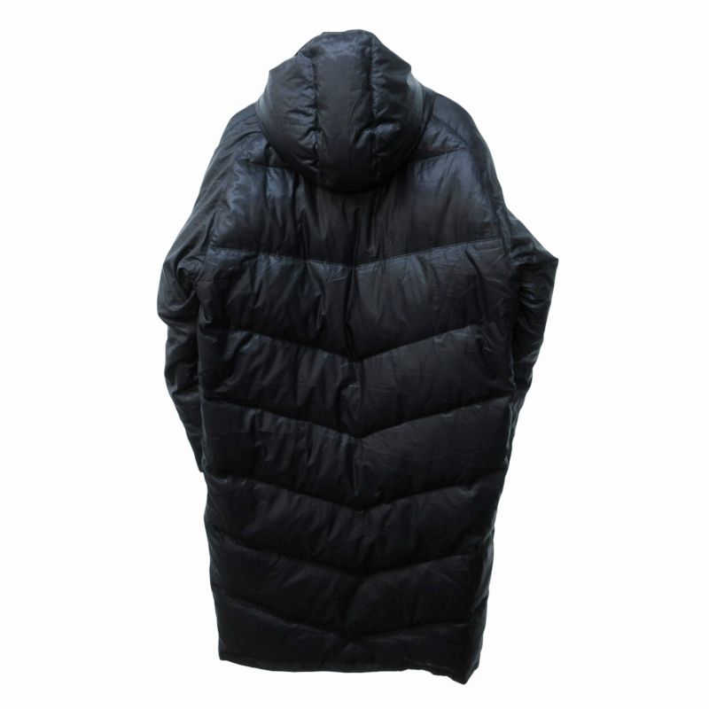adidas ブラック ダウンコート 140サイズ ADIDAS アディダス ダウン ビッグバッフルコート DMT49 メンズ