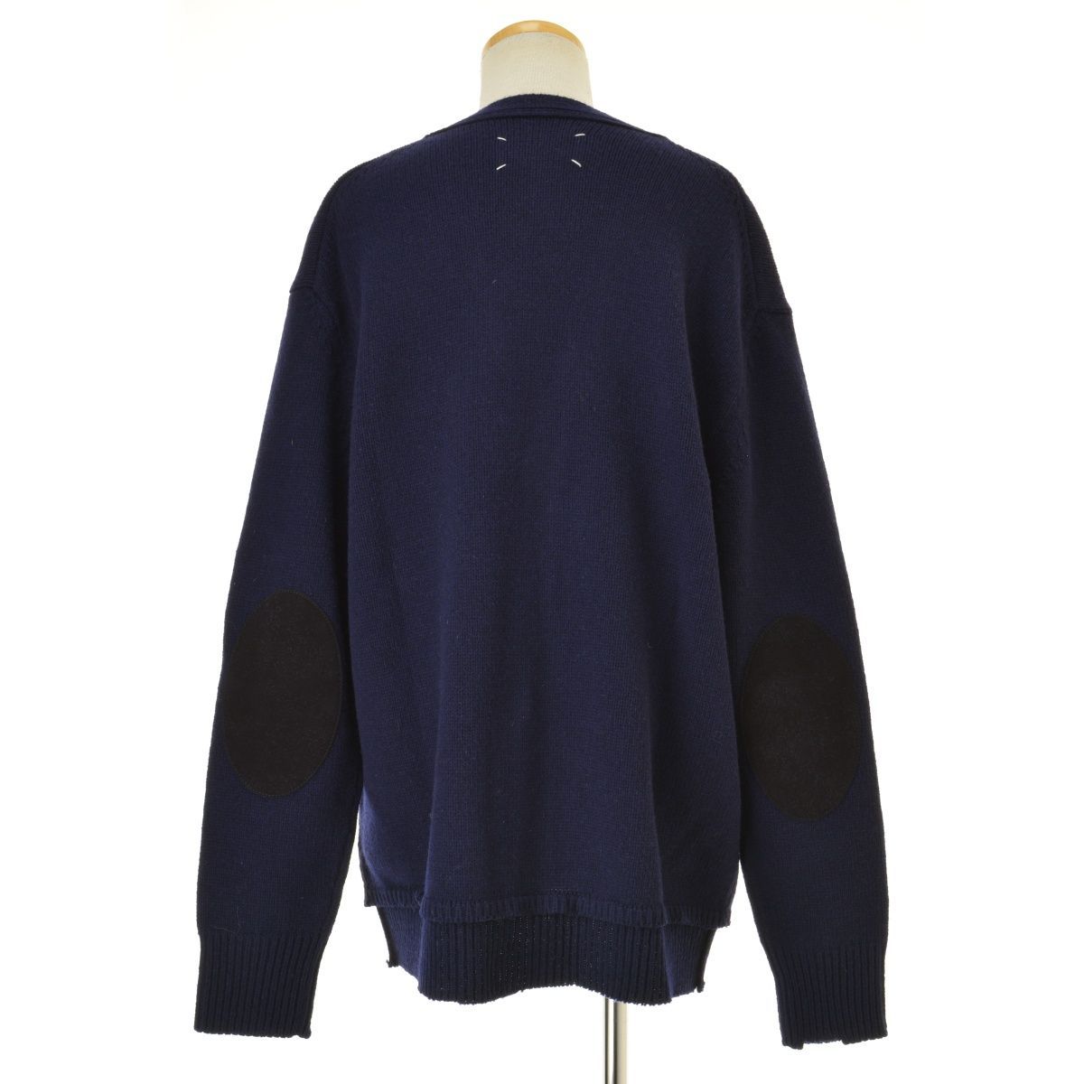 MARTINMARGIELA14】MAISON MARGIELA 21AW S50GP0245 S17785 ELBOW PATCH WOOL  CARDIGAN長袖カーディガン - メルカリ