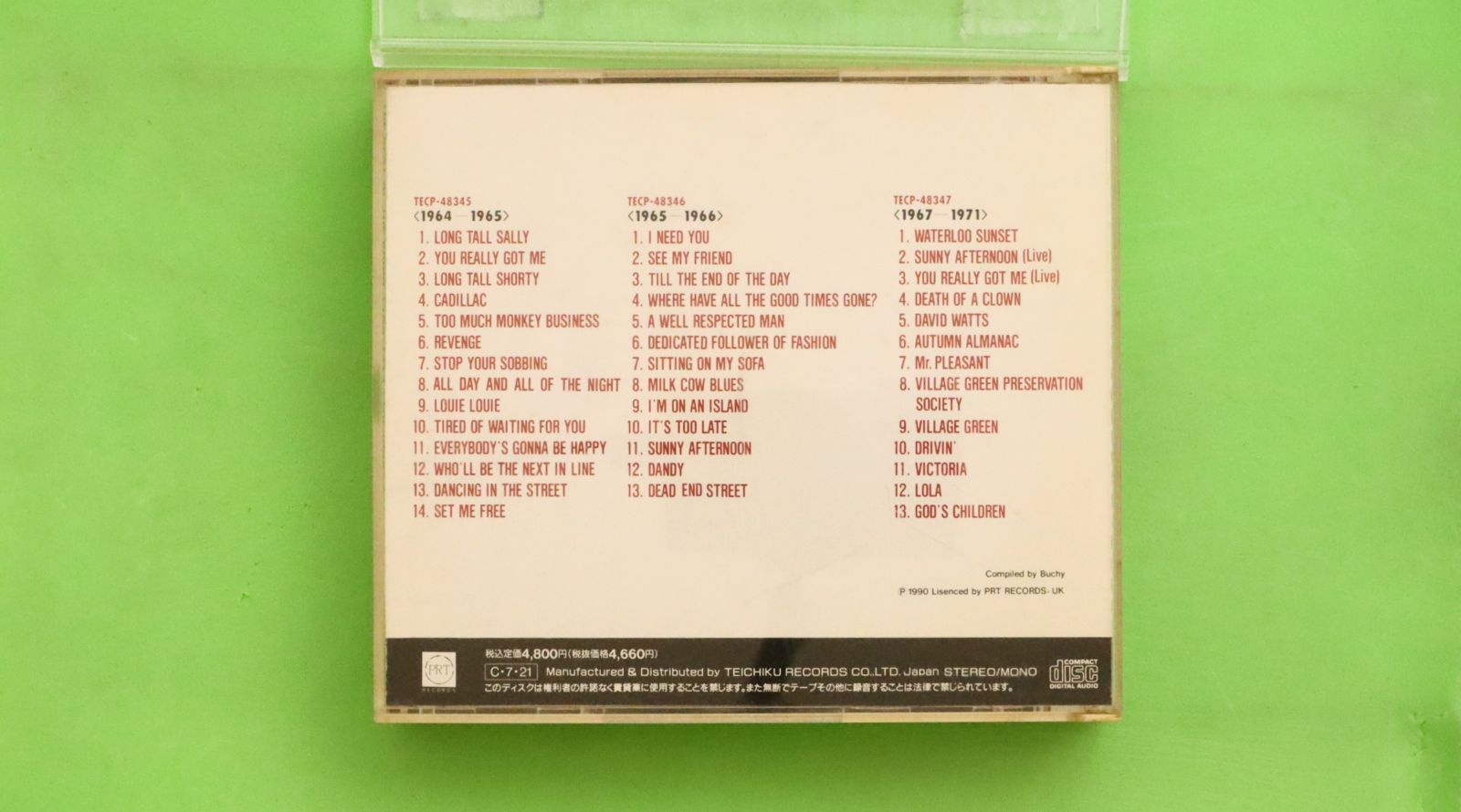 国内盤CD☆ザ・キンクス/ The Kinks□ パイ・イヤーズ/ベスト