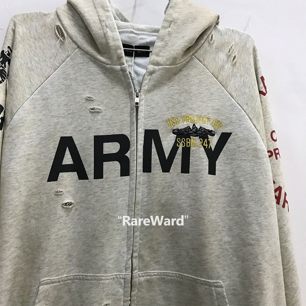 PROJECT G/R ARMY ZIP HOODIE パーカー 3 PROJECT G/R Project G/R Army Zip Up Hoodie NYC EXCLUSIVE