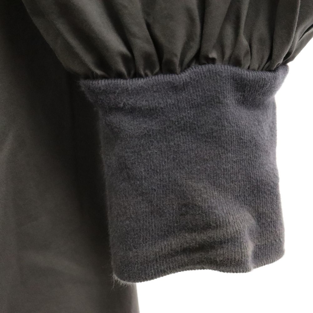 yori (ヨリ) 22SS 2WAY コットン パフスリーブ ワンピース グレー  