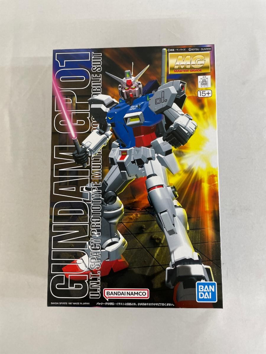 未開封】1/100 MG RX-78GP01 ガンダム試作1号機(ゼフィランサス) 機動
