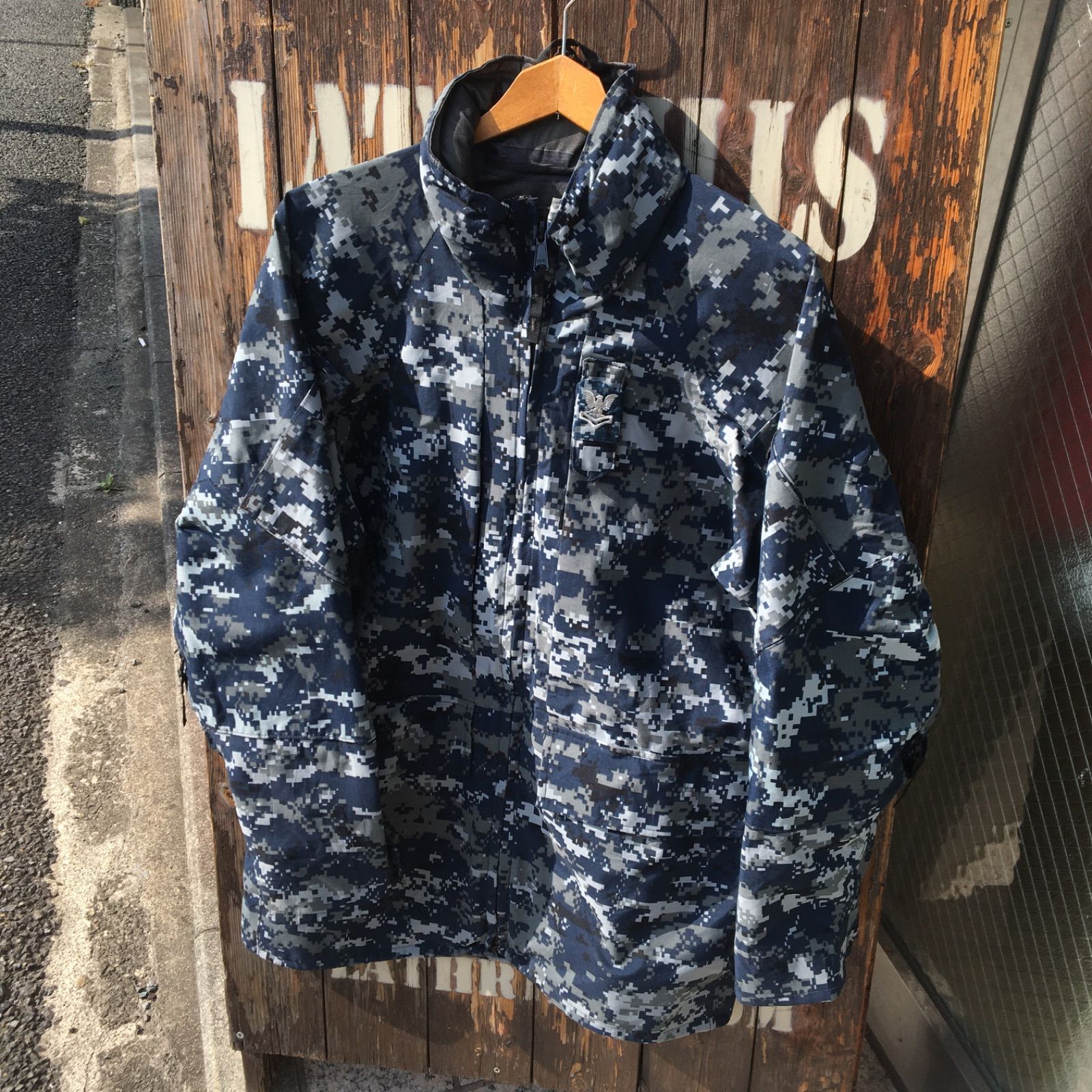 【US NAVY】米軍実物 ECWCS NWU GEN2 LEVEL6 GORE TEX ゴアテックス マウンテンパーカー ナイロンジャケット  US-S-R