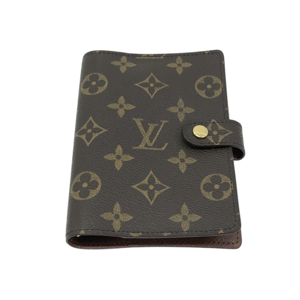 LOUIS VUITTON ルイ ヴィトン R20005 手帳カバー モノグラム アジェンダPM ブラウン系 240101426021