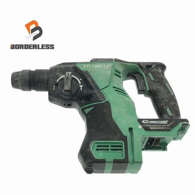 品 HITACHI 日立工機 18V 26mm コードレスロータリハンマドリル DH18DBL 本体のみ 充電式 バッテリー式 ハンマードリル114934