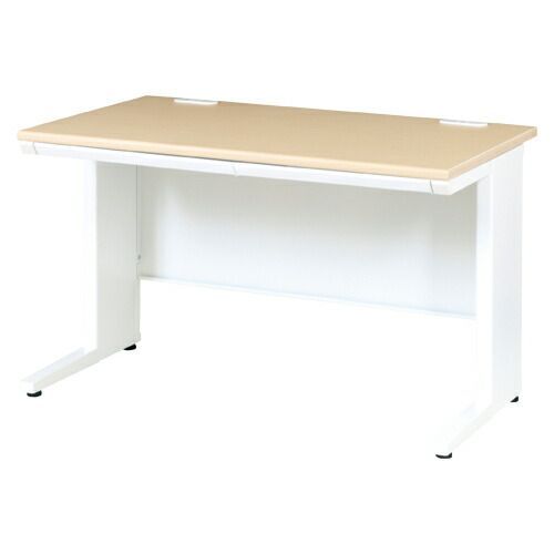 オフィスデスク ﾅﾁｭﾗﾙ/ﾎﾜｲﾄ LDC-H107(NA) 4933178107966 ●外寸：幅１０００×奥７００×高７００ｍｍ 1台