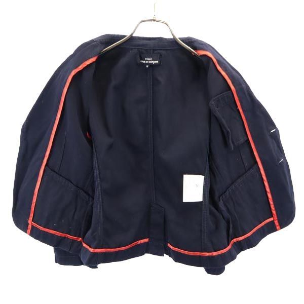 tricot COMME des GARCONS - トリココムデギャルソン 2011年 長袖 テーラードジャケット M 濃紺 tricot COMME des GARCONS レディース コムデギャルソン 2011年 tricot トリコ テーラードジャケット M 濃紺