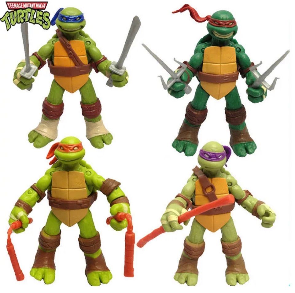 輸入品】ミュータントニンジャ タートルズ フィギュア4ピース