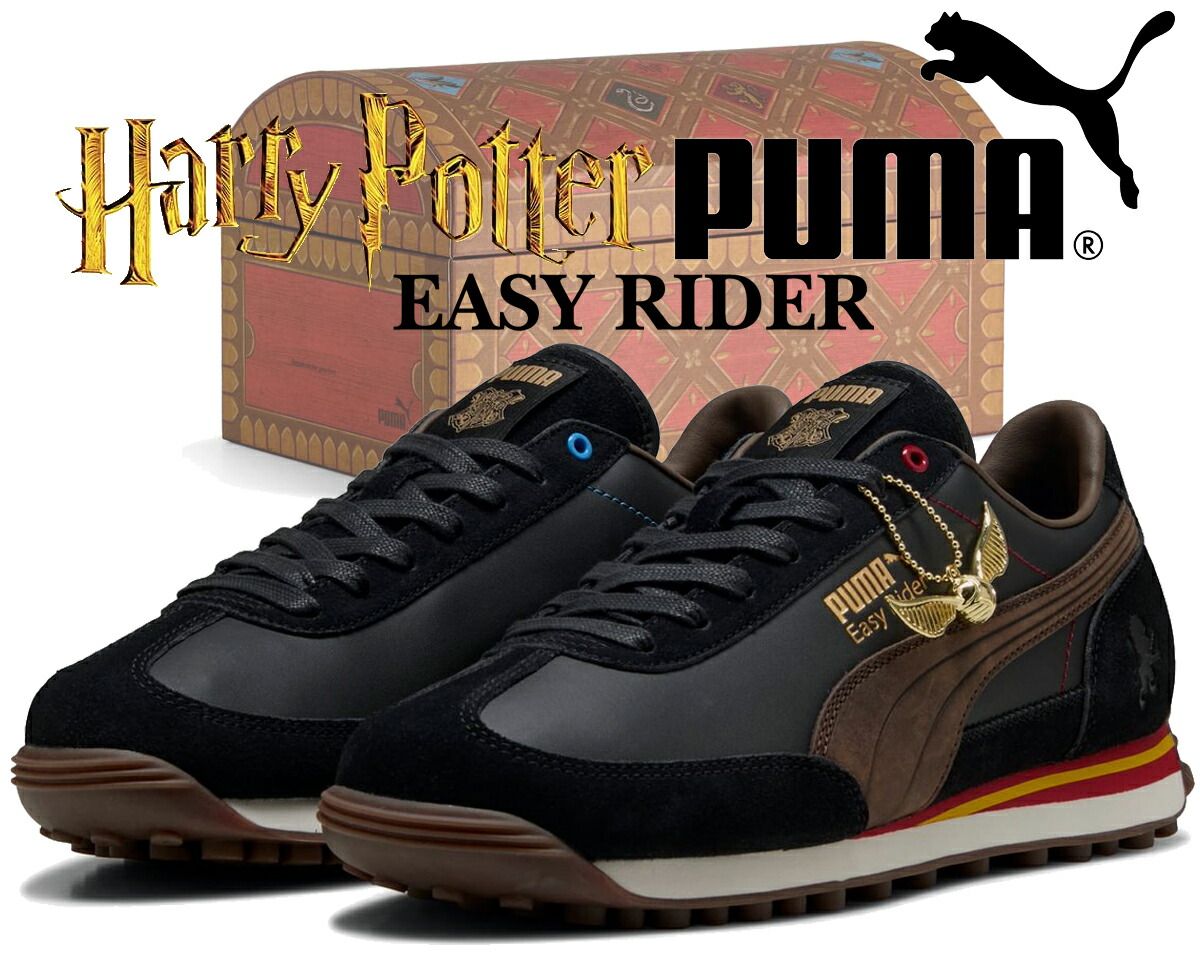 プーマ × ハリーポッター イージーライダー プーマブラック チョコレート PUMA EASY RIDER HARRY POTTER PUMA BLACK-CHOCOLATE 401208-01