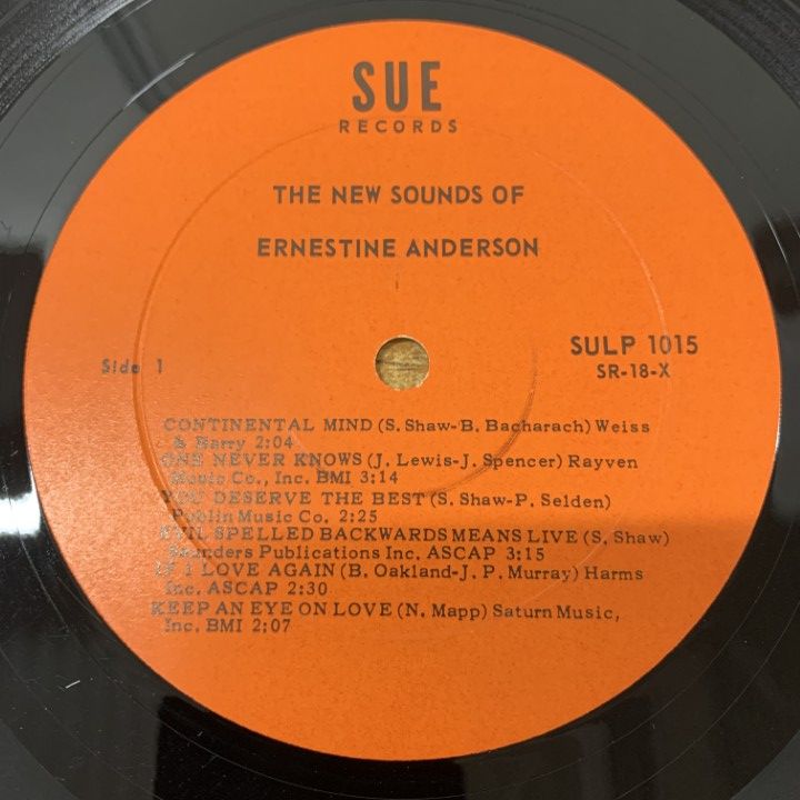 The United Nations Of Sound LPレコード △01)【同梱不可】The New Sound Of Ernestine Anderson/アーネ