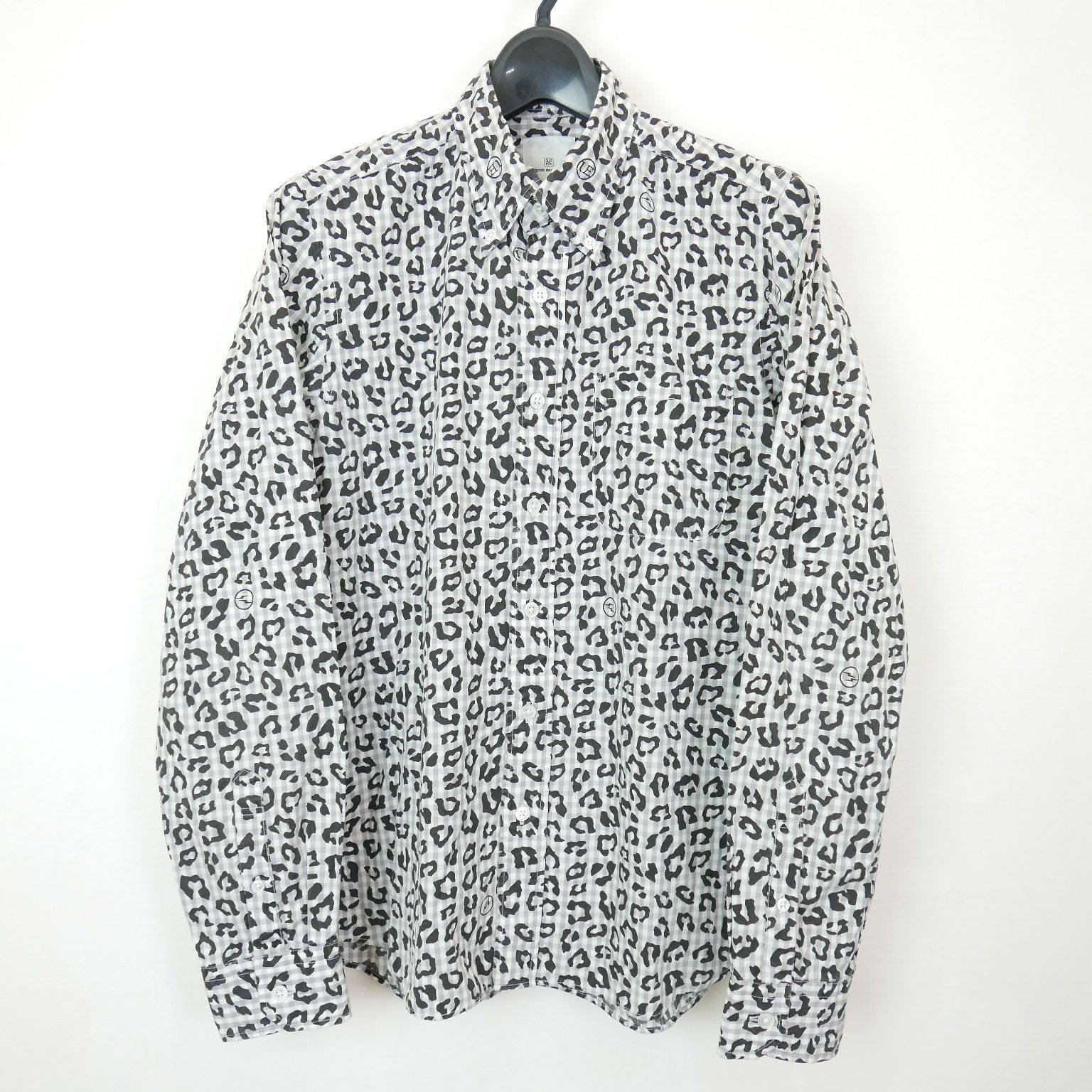 13SS uniform experiment LEOPARD B.D SHIRT コットン 長袖 レオパード