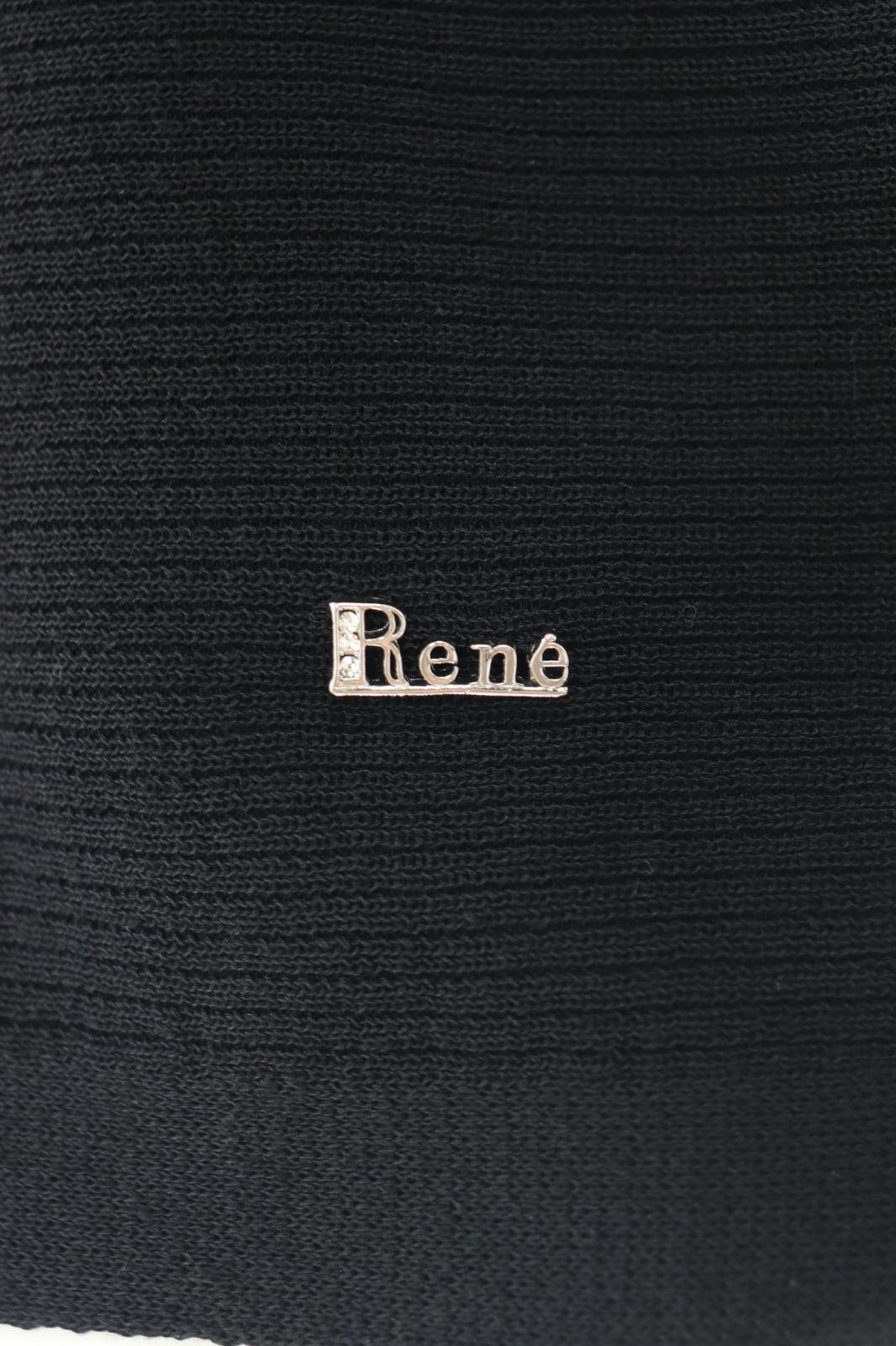 Rene　ドルマンスリーブニットトップス　6422390　2024年商品　黒/ブラック　売れ筋商品|||ルネ Rene ドルマンスリーブニットトップス 6422390 2024年商品 黒