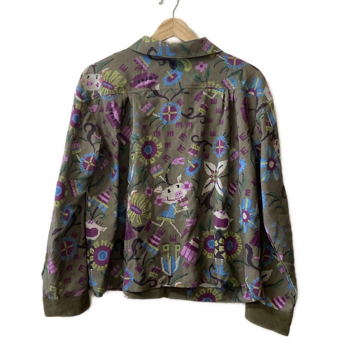 ナ*ロ様 【美品】OLLEBOREBLA アルベロベロ　シャツコート　お花ポケッ ALBEROBELLO/OLLEBOREBLA(アルベロベロ/オレボレブラ) 長袖