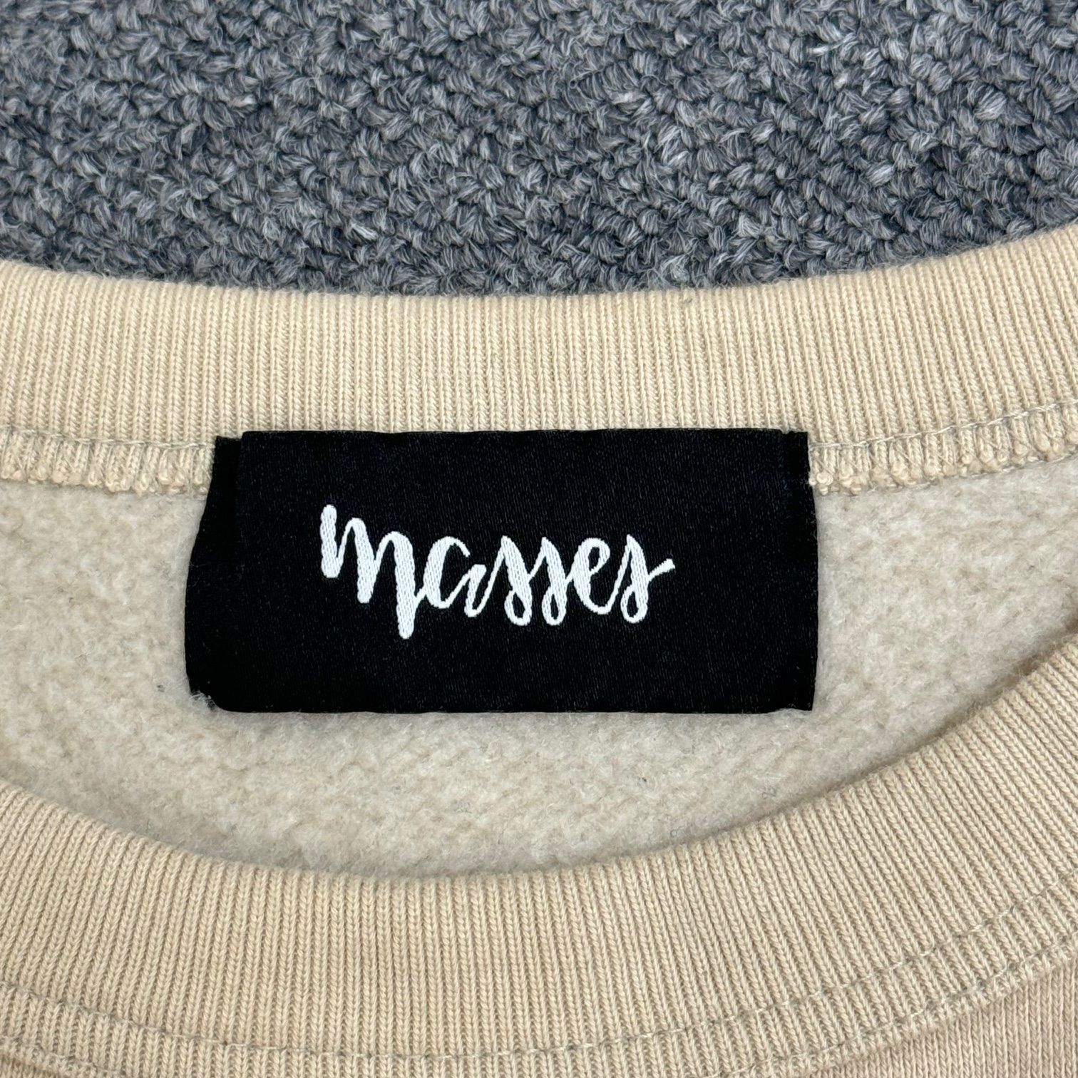 定価17600円 MASSES SWEAT CREW SKULLBAT スウェットクルースカル 
