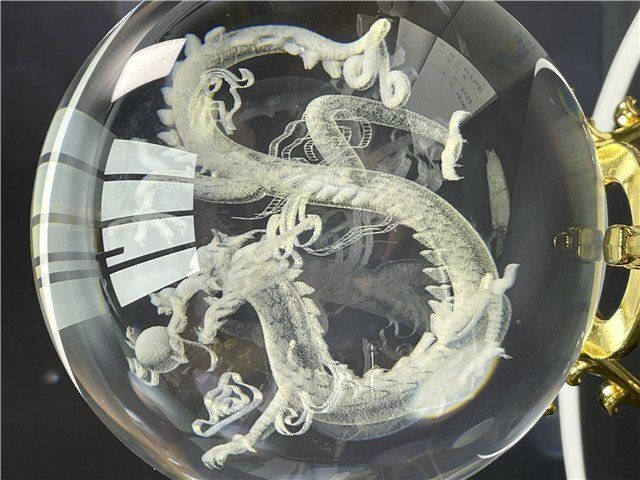 約:96mm 超綺麗龍入りK9水晶丸玉B86B1/39B23A - メルカリ