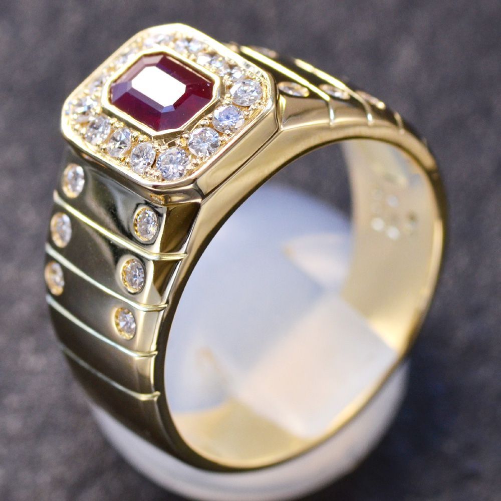 ダイヤモンド リング 18金 k18 18k イエローゴールド ダイヤリング ピンキーリング 送料無料 レディース 普段使い カジュアル 4月誕生石 プレゼント ギフト p10 リング・指輪 14号 花 フラワー 透かし 18金 K18イエローゴールド