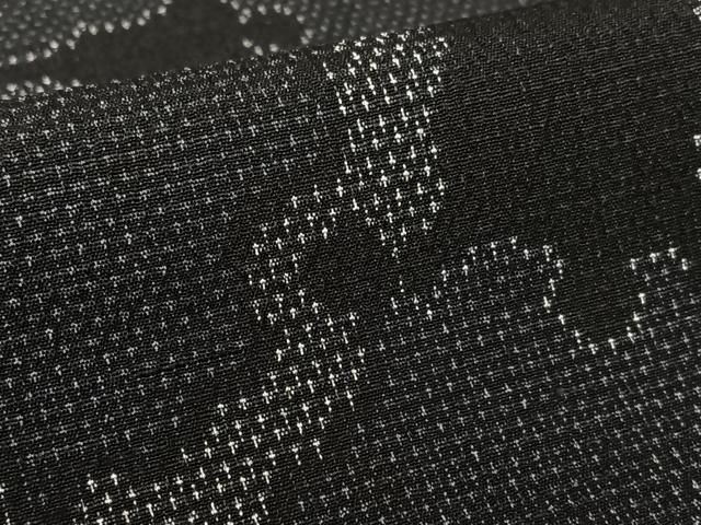 平和屋着物○白鷹お召 雪輪重ね文 正絹 逸品 AABA0117zg 平和屋着物○