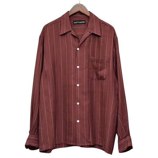 WACKO MARIA ワコマリア 2024AW STRIPED OPEN COLLAR SHIRT