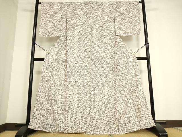 平和屋着物○洗える最高級着物 ＜英＞はなぶさ謹製 小紋 光琳枝花文