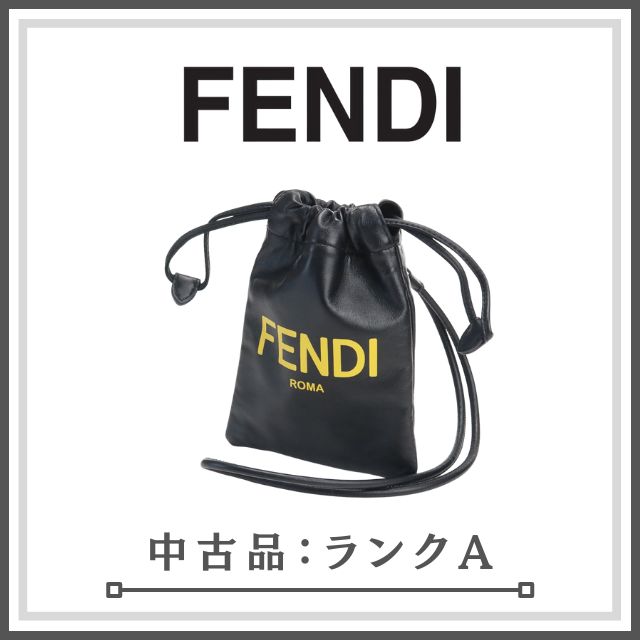 FENDI フェンディ フォンホルダー 7AR898 ADM9 携帯ケース レザー ユニ