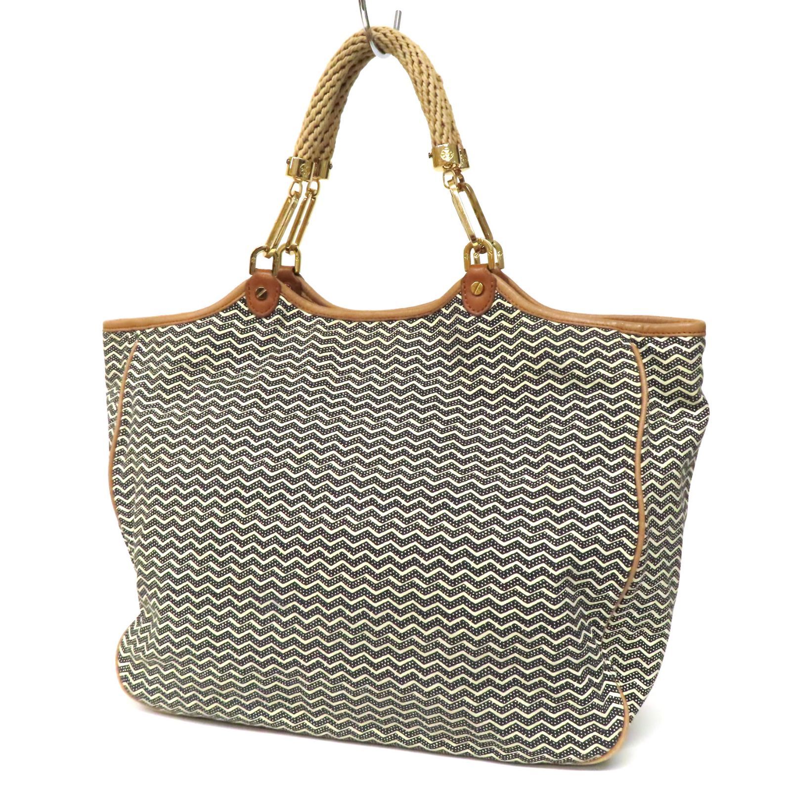 FI25149 美品 TORY BURCH トリーバーチ トートバッグ キャンバス 