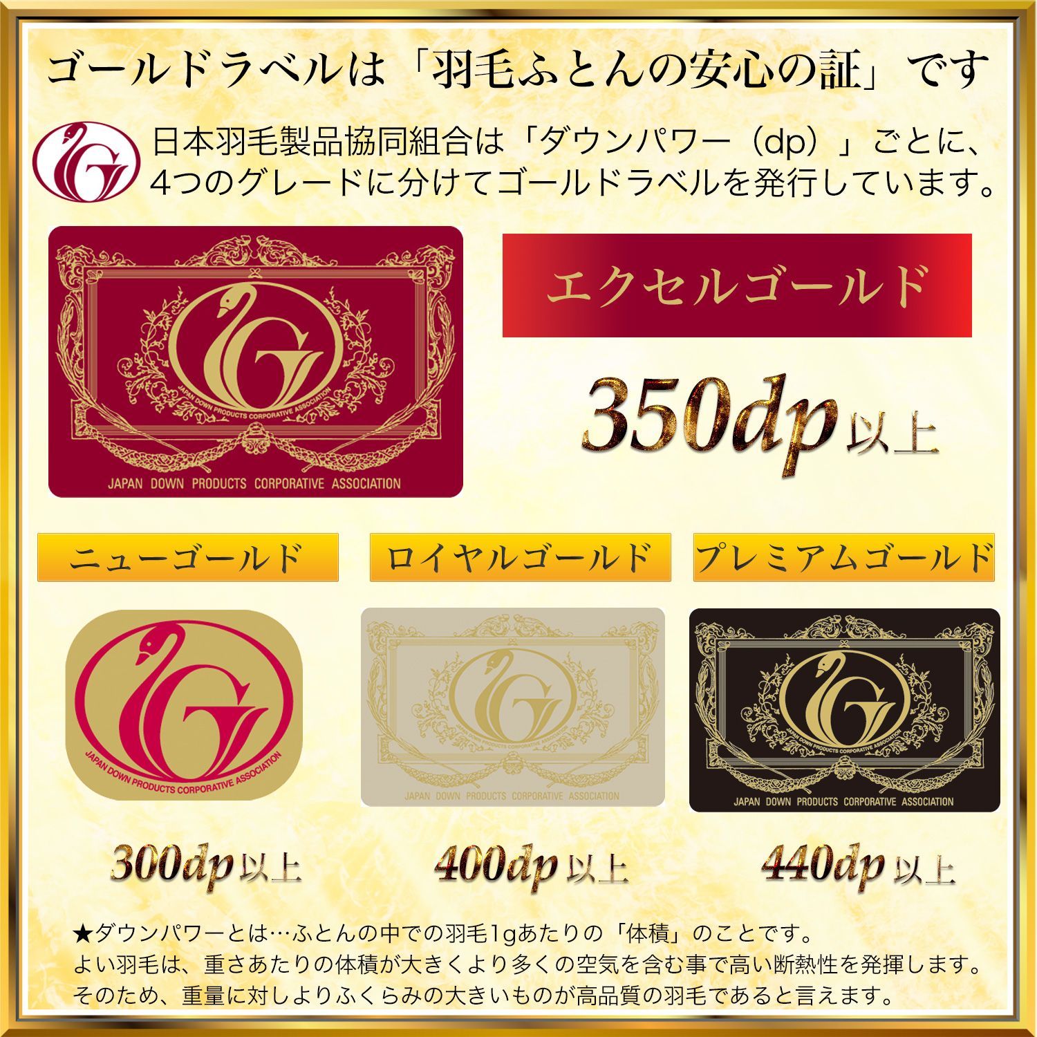 羽毛掛ふとん‐ダウン 羽毛布団