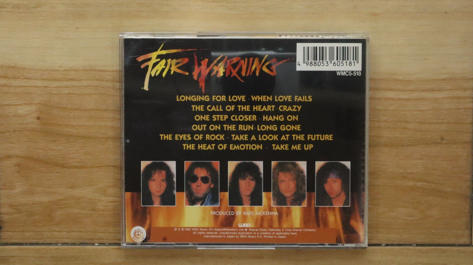 Fair Warning （国内盤）９枚セット Fair Warning （国内盤）9枚セット Amazon.co.jp: Fair Warning