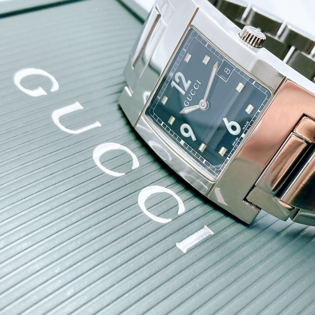 216GUCCI グッチ 7700M デイト スクエア 腕時計 - メルカリ