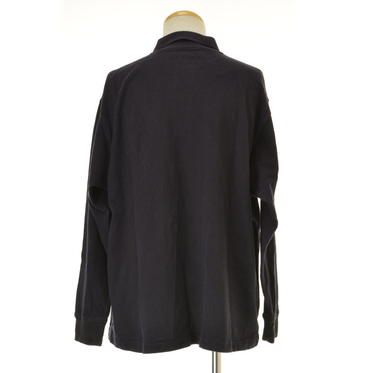 COMOLI】19SS P01-05009 Long sleeve Polo Shirt 鹿の子長袖ポロシャツ 