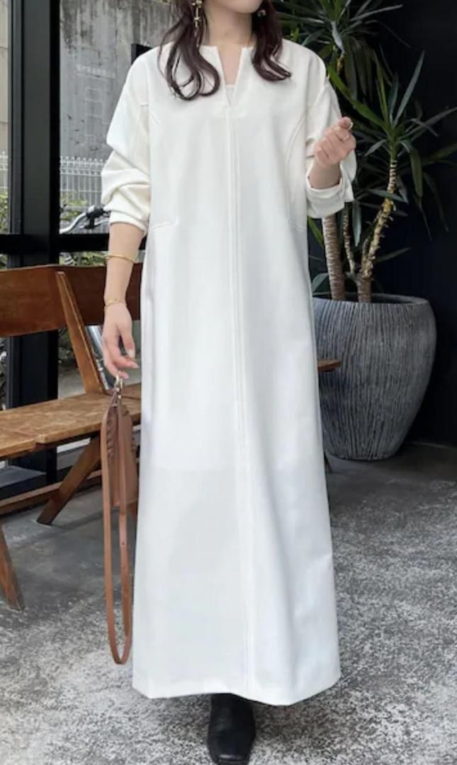 505t カプリシュレマージュ サイドブロッキングワンピース