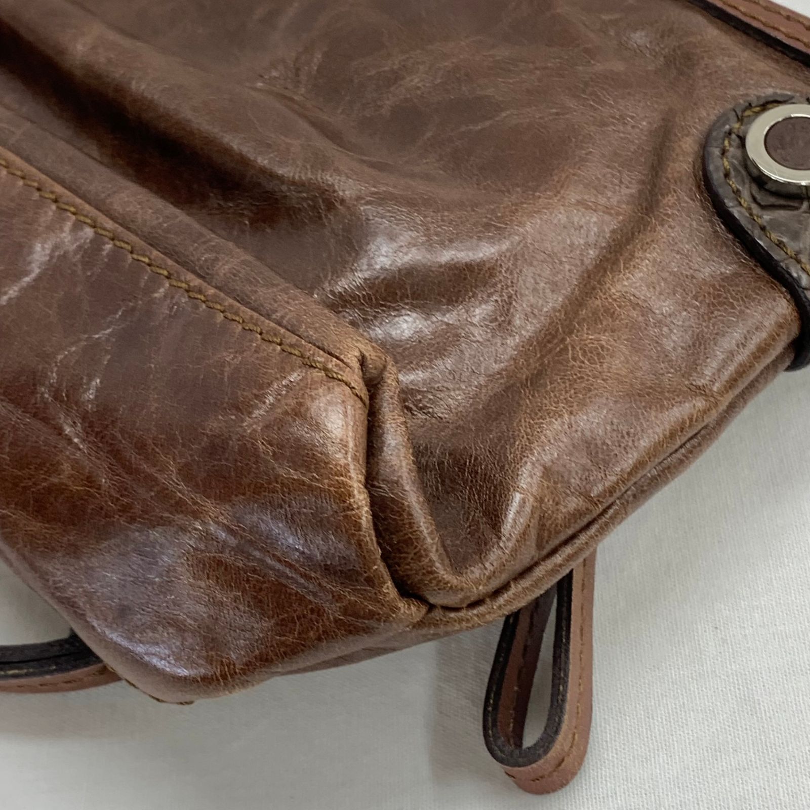 pelle borsa ペレボルサ レザー 肩掛けショルダーバッグ パイソン  