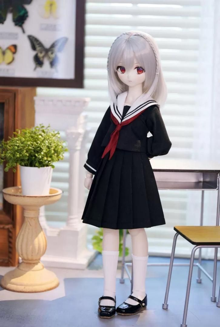 【再入荷なし】ディーラー製 ドール服 MDD 1/4 セーラ服-C1154 再入荷なし】海外ディーラー製 ドール服 MDD 1/4 セーラ服