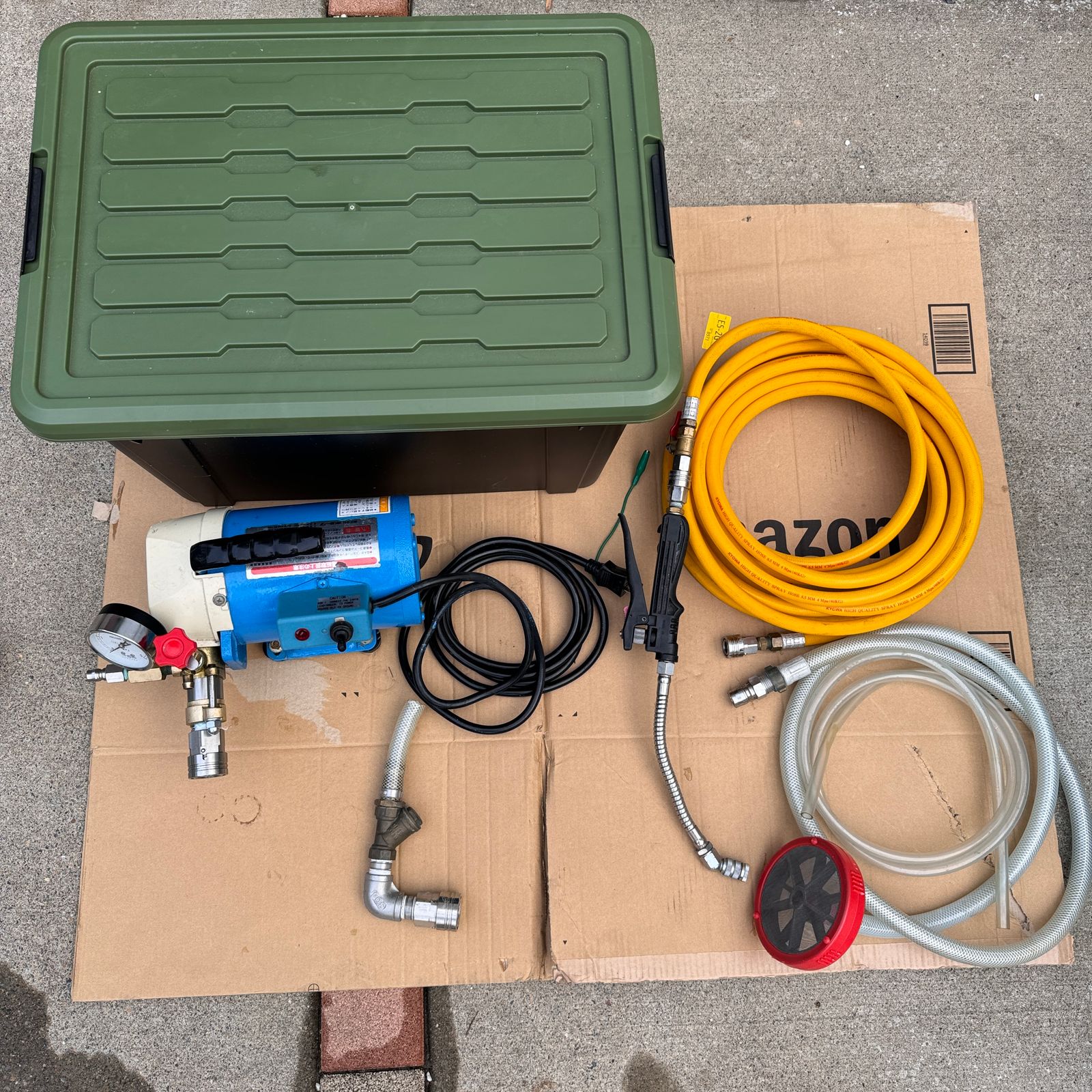 ☆動作確認済み キョーワ テストポンプ 高圧 エアコン洗浄機 KY-20A