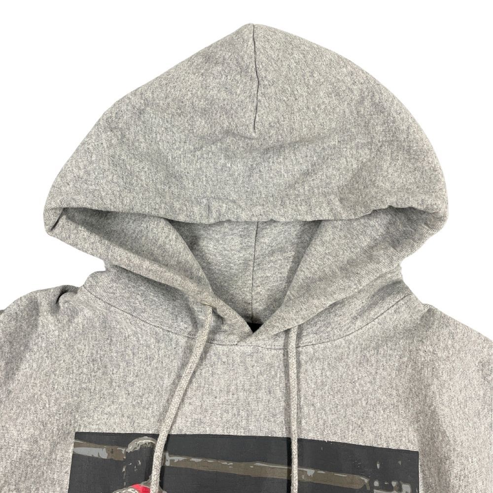 SAPEur サプール BIG3 プリント スウェット パーカー グレー サイズ M