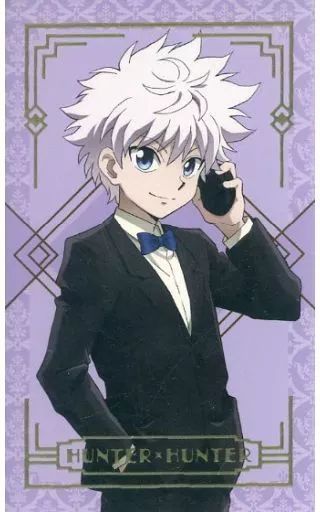 HUNTER×HUNTER キルア カード　非売品　アニメイト 中古】キャラカード キルア=ゾルディック オリジナル箔押しカード